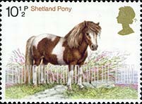 FindYourStampsValue: Great Britain (United Kingdom): British Horses - Shetland Pony