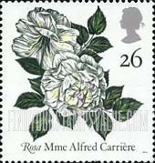 FindYourStampsValue: Great Britain (United Kingdom): Roses - Mme. Alfred Carriere