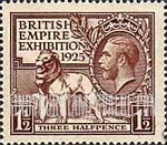 FindYourStampsValue: Great Britain (United Kingdom): British Empire Exhibition Issue - British Lion and King George V
