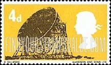 FindYourStampsValue: Great Britain (United Kingdom): British Technology - Jodrell Bank Radio Telescope