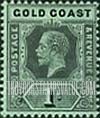 FindYourStampsValue: Gold Coast: King George V - One Shilling, Die I