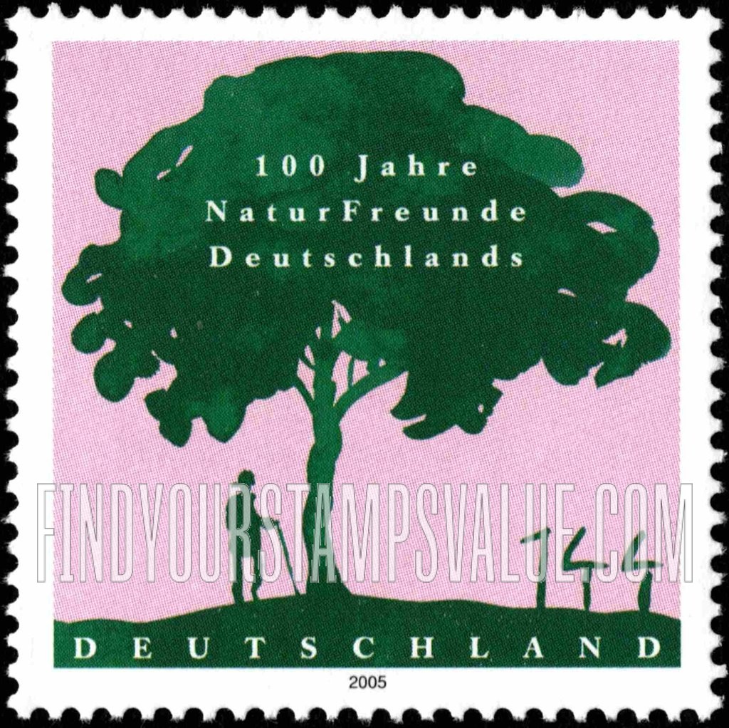 FindYourStampsValue: German Friends of Nature, Centennial