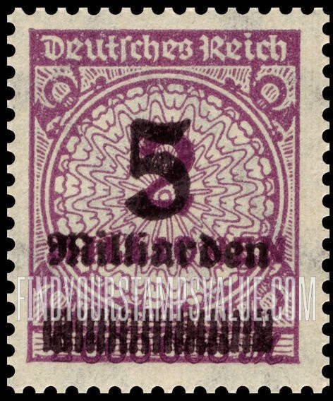 FindYourStampsValue: Numeral Value: Stamps and Types of 1923 Surcharged with New Values