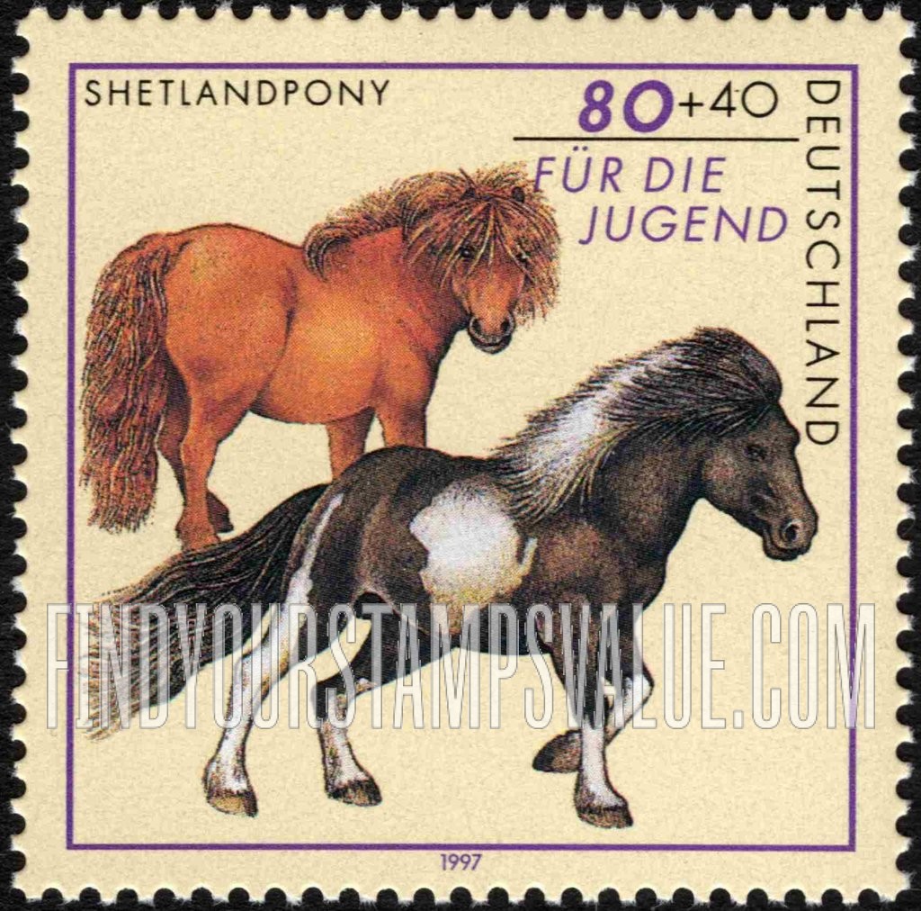 FindYourStampsValue: SEMI-POSTAL - Horses: Shetland pony