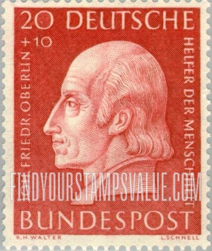 FindYourStampsValue: SEMI-POSTAL - Johann Friedrich Oberlin