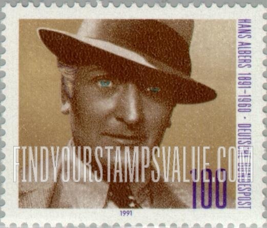 FindYourStampsValue: Hans Albers (1891-1960), Actor