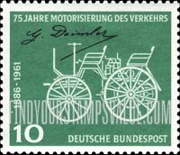 FindYourStampsValue: Gottlieb Daimler's Car of 1886 and Signature