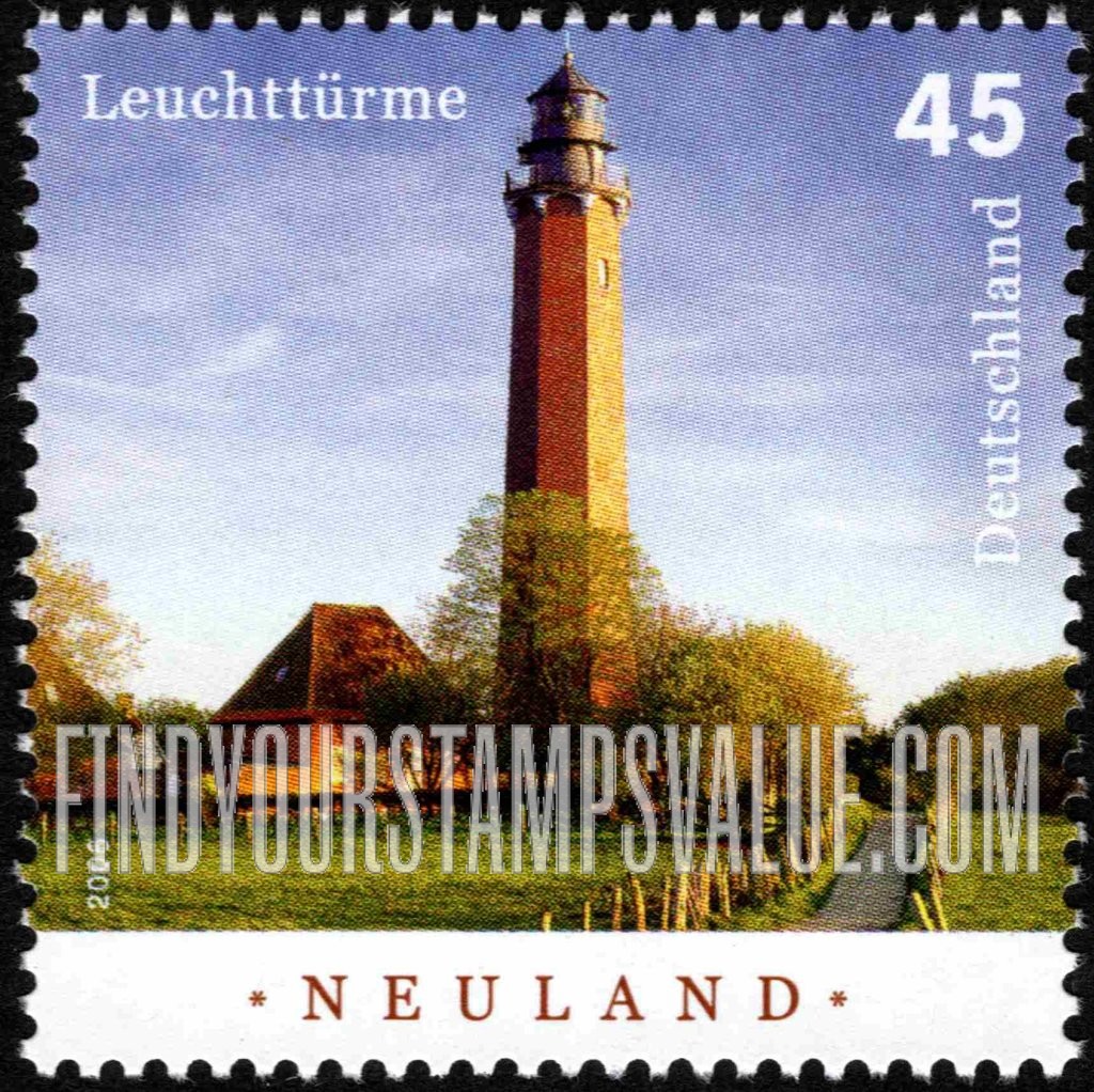 FindYourStampsValue: Lighthouses Type of 2004: Neuland