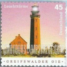 FindYourStampsValue: Lighthouse Type of 2004: Griefswalde Oie