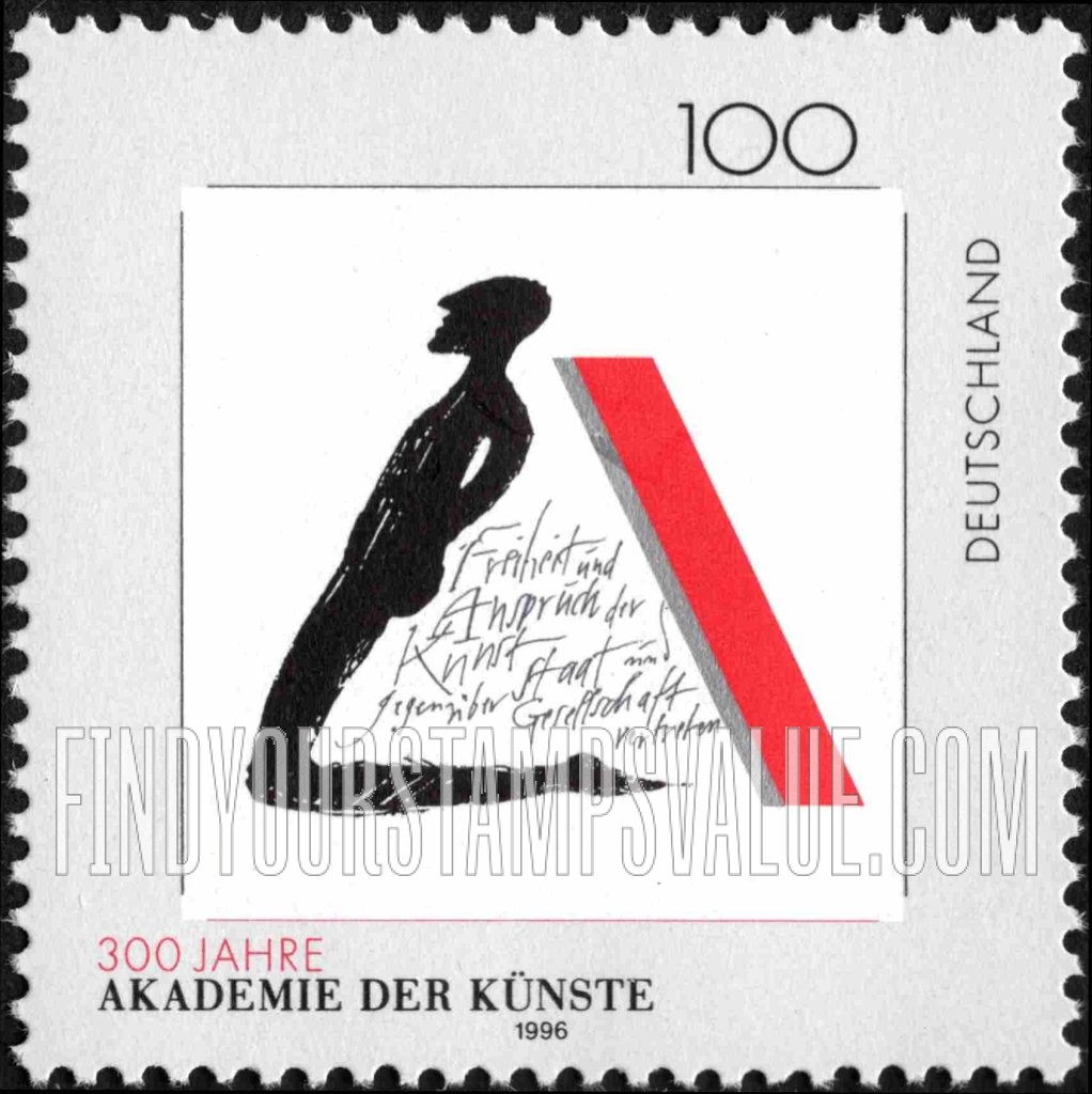 FindYourStampsValue: Academy of Arts in Berlin, 300th Anniversary