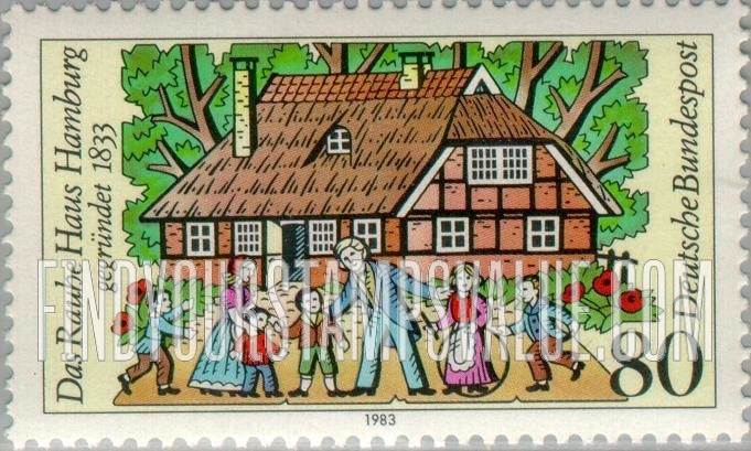 FindYourStampsValue: Rauhe Haus Orphanage Sesquicentennial