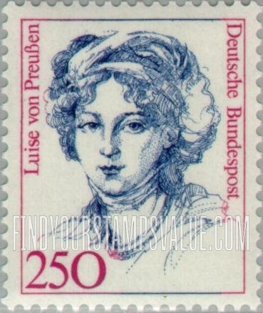 FindYourStampsValue: Famous Women: Queen Louise of Prussia (1776-1810)