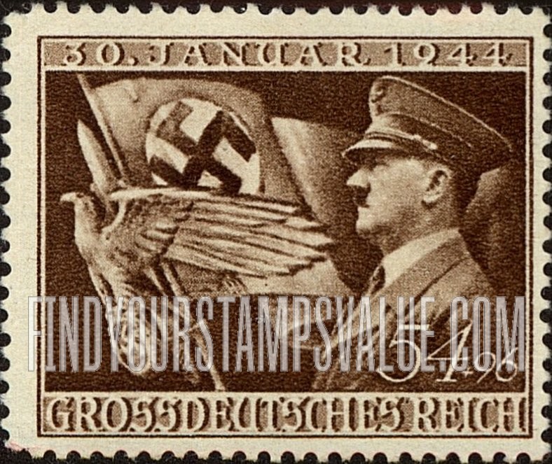 FindYourStampsValue: SEMI-POSTAL - Hitler and Nazi Emblems