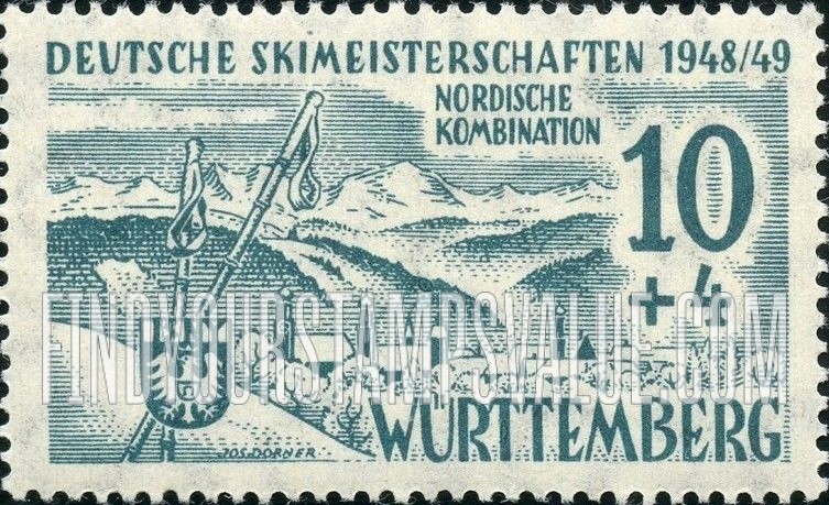 FindYourStampsValue: OCCUPATION SEMI-POSTAL - View of Isny