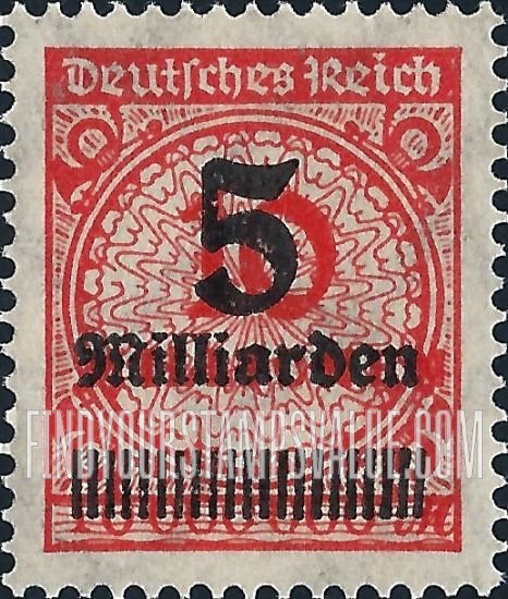 FindYourStampsValue: Numeral Value: Stamps and Types of 1923 Surcharged with New Values