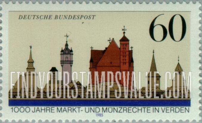 FindYourStampsValue: Market and Coinage Rights in Verden, 1000th Anniversary