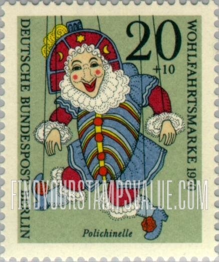 FindYourStampsValue: OCCUPATION SEMI-POSTAL - Puppet Type of 1970: Polichinelle