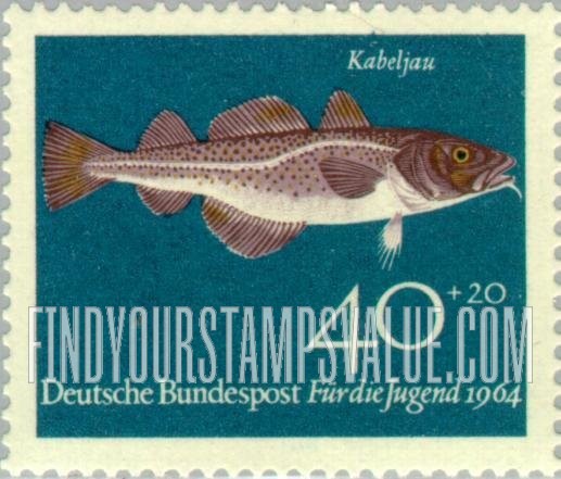 FindYourStampsValue: SEMI-POSTAL - Fish: Cod