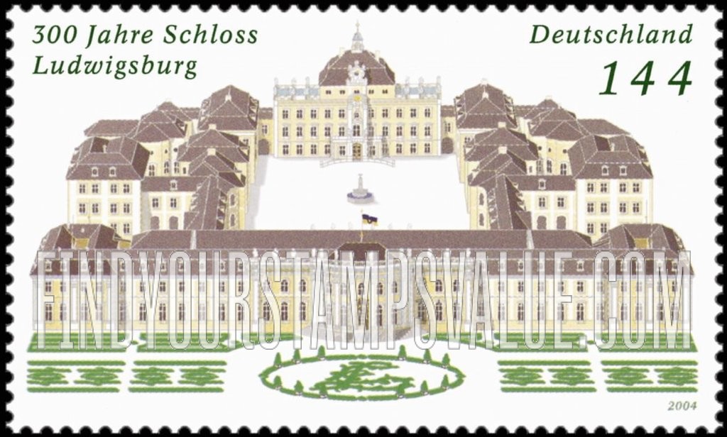FindYourStampsValue: Ludwigsburg Castle, 300th Anniversary