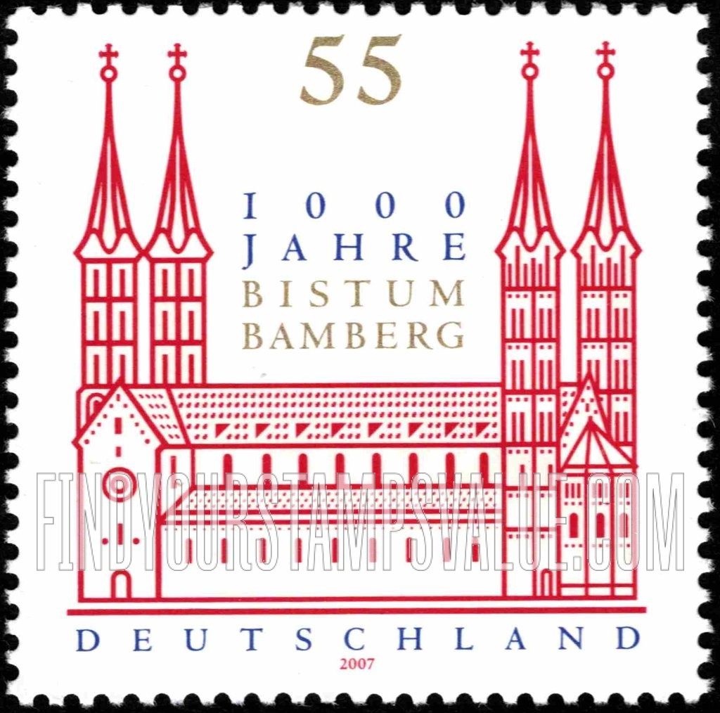 FindYourStampsValue: Bamberg Bishopric, 1000th Anniversary