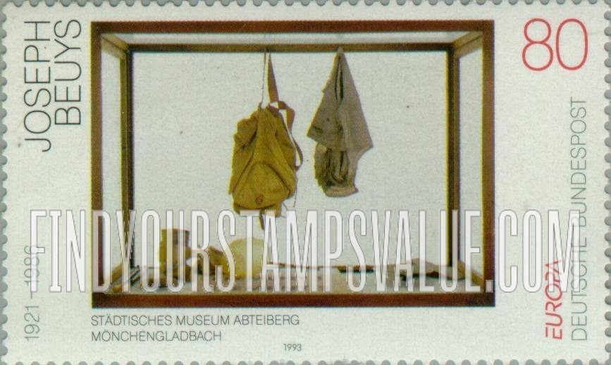 FindYourStampsValue: Contemporary Art: Storage Place, by Joseph Beuys (1921-1986)