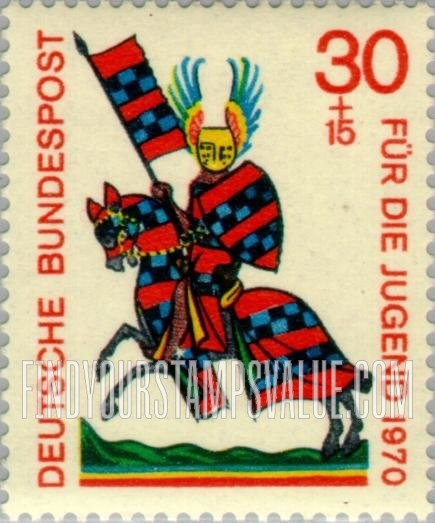 FindYourStampsValue: SEMI-POSTAL - Minnesingers: Walther von Metz