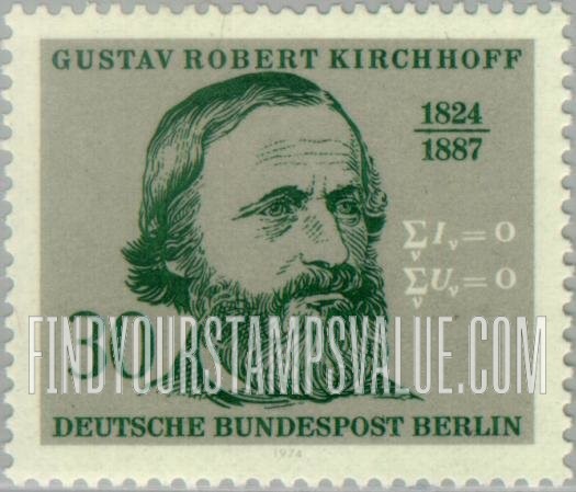 FindYourStampsValue: BERLIN - Gustav R. Kirchhoff