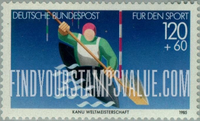 FindYourStampsValue: SEMI-POSTAL - Kayaking