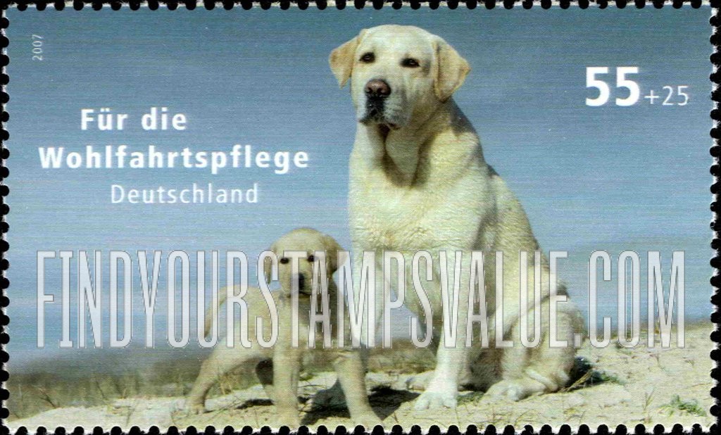 FindYourStampsValue: SEMI-POSTAL - Adult and Juvenile Animals: Dogs