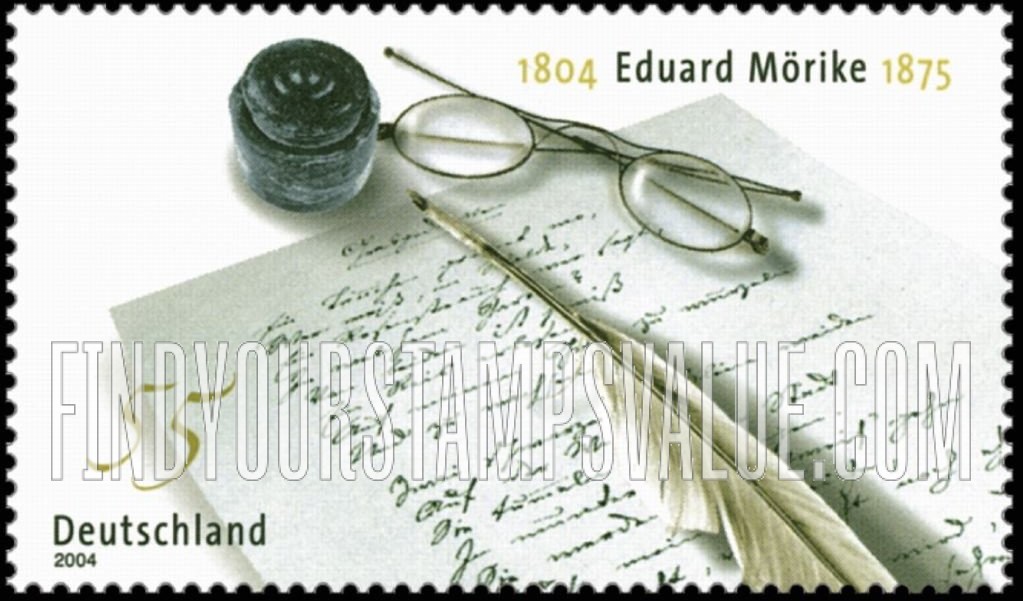 FindYourStampsValue: Eduard Mörike (1804-75), Poet