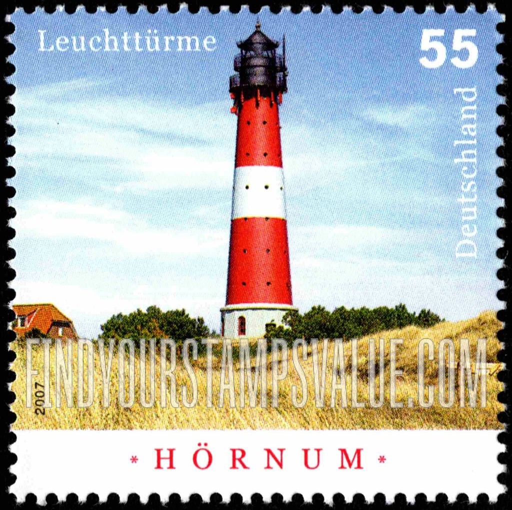 FindYourStampsValue: Lighthouses Type of 2004: Hörnum