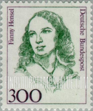 FindYourStampsValue: Famous Women: Fanny Hensel (1805-47), composer-conductor