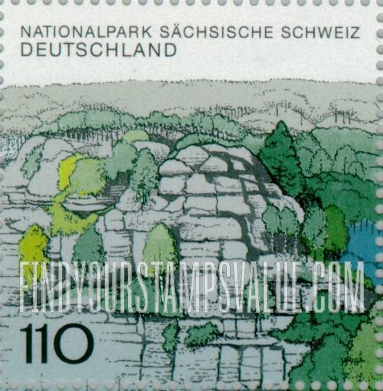 FindYourStampsValue: Saxon Switzerland National Park