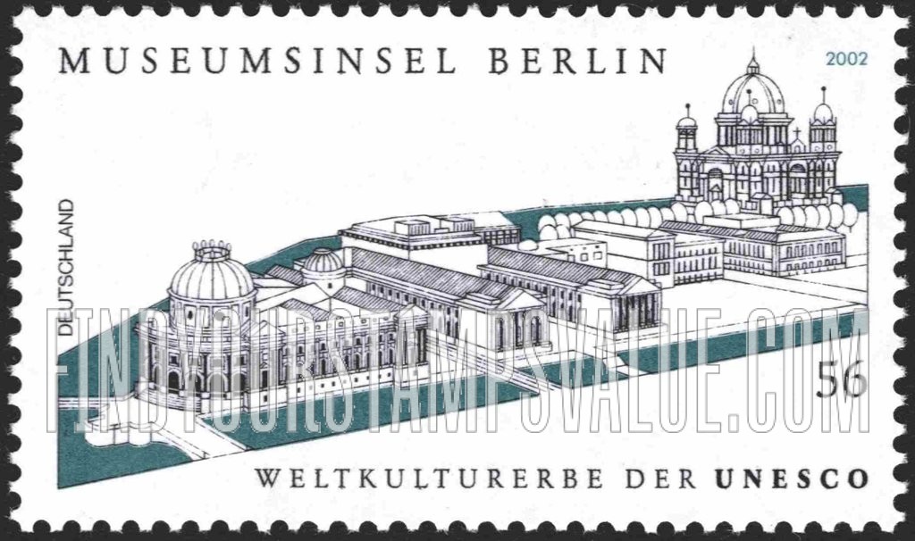 FindYourStampsValue: Museum Island, Berlin, UNESCO World Heritage Site