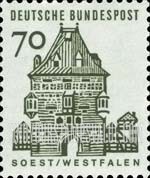 FindYourStampsValue: German Buildings through 12 Centuries - Osthofen Gate, Soest