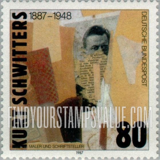 FindYourStampsValue: Kurt Schwitters (1887-1948), Artist