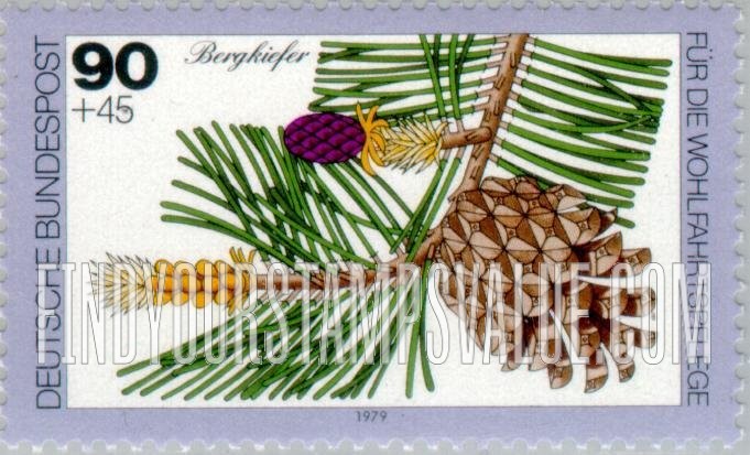 FindYourStampsValue: SEMI-POSTAL - Woodland Plants: Mountain pine