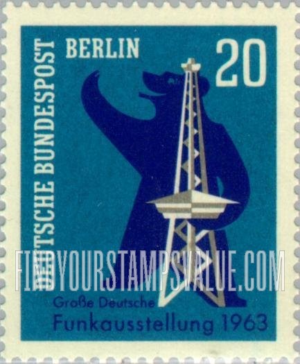 FindYourStampsValue: BERLIN - Berlin Bear and Radio Tower