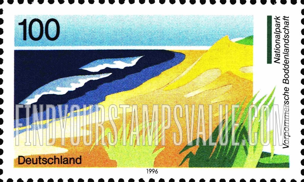 FindYourStampsValue: German National Parks: Coastal