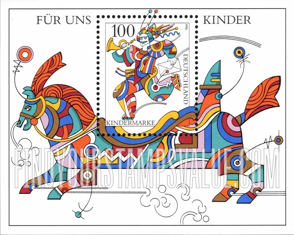 FindYourStampsValue: For the Children: Racing messenger