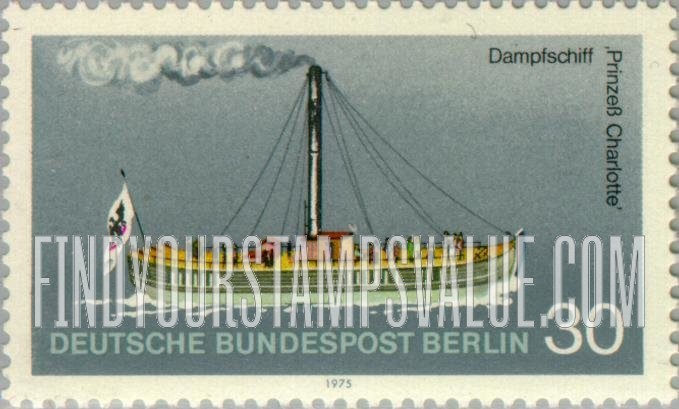 FindYourStampsValue: BERLIN - Ships: S.S. Princess Charlotte