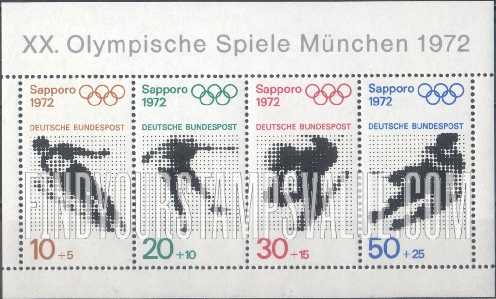 FindYourStampsValue: SEMI-POSTAL - Olympic Games 1972