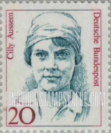 FindYourStampsValue: Famous Women: Cilly Aussem (1909-63), tennis champion