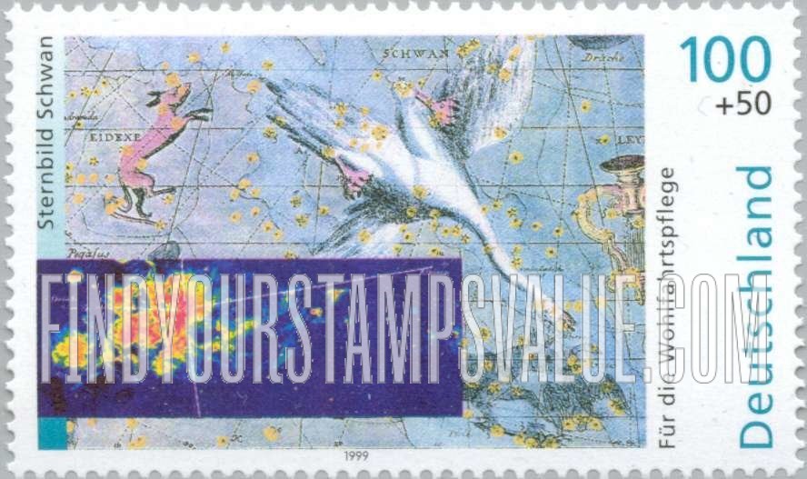 FindYourStampsValue: SEMI-POSTAL - The Cosmos: Cygnus constellation