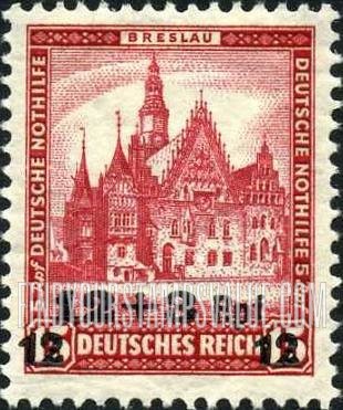 FindYourStampsValue: SEMI-POSTAL - Breslau City Hall: Surcharged