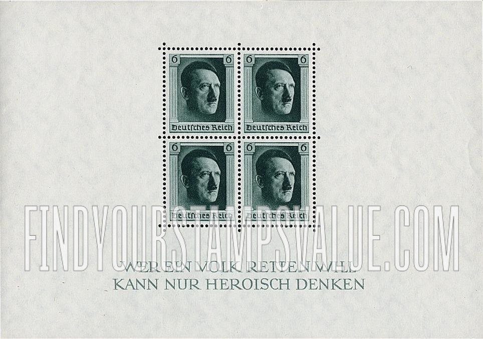 FindYourStampsValue: SEMI-POSTAL - Adolf Hitler