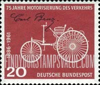 FindYourStampsValue: Carl Benz's 3-wheel Car of 1886 and Signature