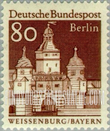 FindYourStampsValue: BERLIN - Elling Gate, Weissenburg