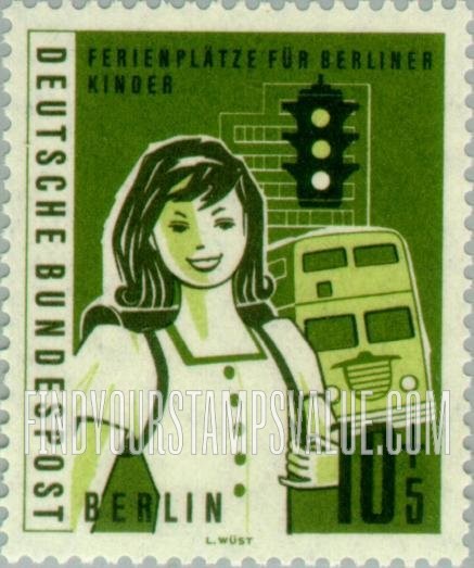 FindYourStampsValue: OCCUPATION SEMI-POSTAL - Girl going to school