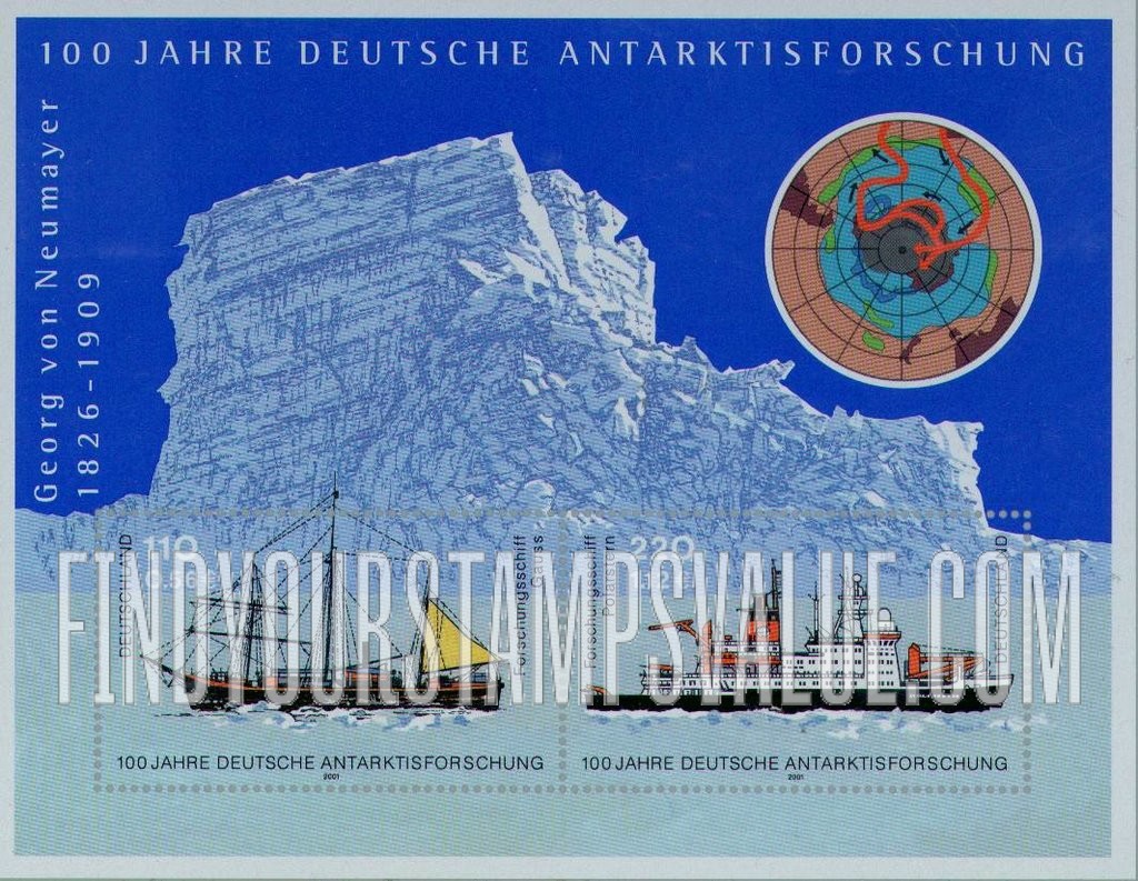 FindYourStampsValue: German Antarctic Expeditions, Centennial